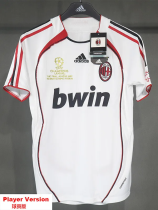 2006-2007 ACM Away Player Version 球员 Retro Soccer Jersey