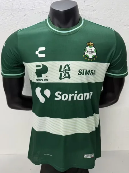  26-27 Santos Laguna Home Player Version Soccer Jersey