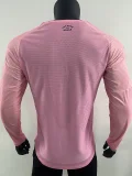  26-27 Inter Miami Home Long Sleeve Player Version Soccer Jersey (长袖球员)
