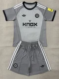 26-27 Newcastle Grey Goalkeeper Kids Soccer Jersey