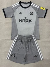 26-27 Newcastle Grey Goalkeeper Kids Soccer Jersey