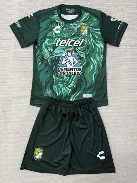 26-27 Leon Home Kids Soccer Jersey