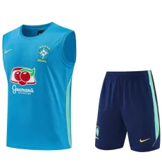 26-27 Brazil Lake blue Tank top and shorts suit