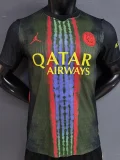 26-27 PSG Black Green Player Version Soccer Jersey