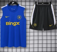 26-27 CHE Fancy blue Tank top and shorts suit
