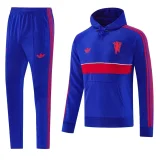 26-27 Man Utd Fancy blue Hoodie Tracksuit (卫衣套装)