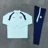 26-27 Man City Light blue Half Pull Tracksuit (半拉链)
