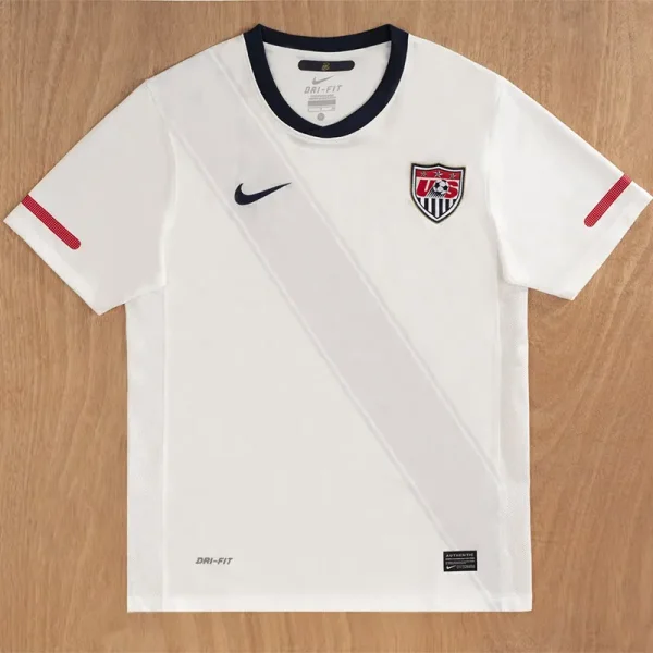 2010 USA Home Retro Soccer Jersey