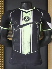 26-27 PSG Black Green Player Version Training shirts