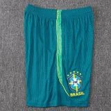 26-27 Brazil Green Player Version Training Shorts Pants (球员短裤)