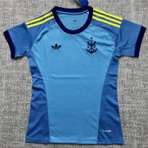 26-27 Flamengo Blue Goalkeeper Women Soccer Jersey (女)