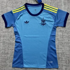 26-27 Flamengo Blue Goalkeeper Women Soccer Jersey (女)