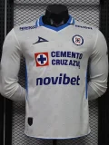 26-27 Cruz Azul Away Long Sleeve Player Version Soccer Jersey (长袖球员)