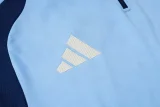 26-27 Ajax Light blue Half Pull Tracksuit #B26103(半拉链)