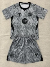 26-27 BAR Grey Goalkeeper Kids Soccer Jersey