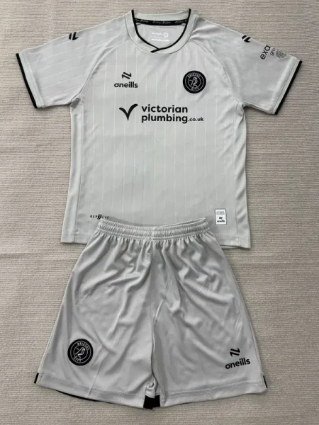  26-27 Bristol City Away Kids Soccer Jersey