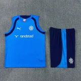 26-27 Marseille Fancy blue Tank top and shorts suit
