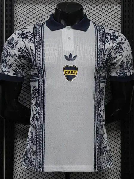 26-27 Boca Juniors White Blue Special Edition Player Version Training shirts