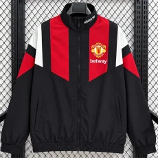 26-27 Man Utd Red Black Windbreaker