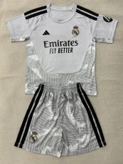 26-27 RMA Grey Goalkeeper Kids Soccer Jersey