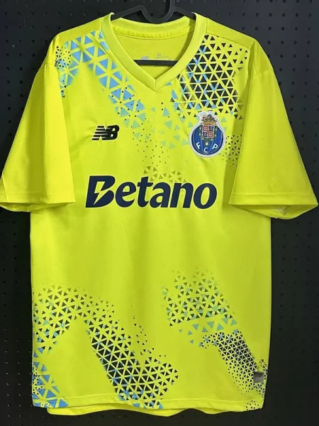 26-27 Porto Fluorescent Yellow Goalkeeper Soccer Jersey