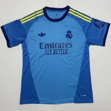 26-27 RMA Blue Goalkeeper Fans Soccer Jersey