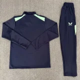 26-27 Bilbao Royal blue Half Pull Tracksuit (Pants Have Pocket)(半拉链)