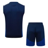 26-27 Boca Juniors Royal blue Tank top and shorts suit #D25090