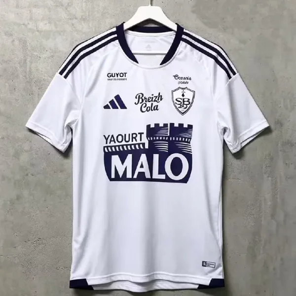 26-27 Stade Brestois Away Fans Soccer Jersey