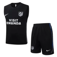 26-27 ATM Black Tank top and shorts suit #D26093