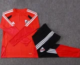 26-27 River Plate Red Half Pull Tracksuit #B26104(半拉链)