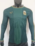 26-27 Argentina Farewell Match Green Long Sleeve Player Version Soccer Jersey (长袖球员)