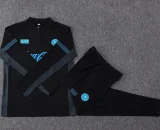 26-27 Napoli Black Half Pull Tracksuit #B26114(半拉链)