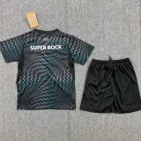 26-27 Sporting Lisbon Black Goalkeeper Kids Soccer Jersey