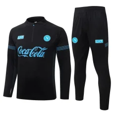 26-27 Napoli Black Half Pull Tracksuit #B26114(半拉链)