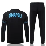 26-27 Napoli Black Half Pull Tracksuit #B26114(半拉链)