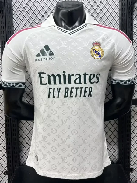 26-27 RMA White Special Edition Player Version Training Shirts (粉三杠)