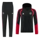26-27 Man Utd Black Windbreaker Suit (Hoodie)(风衣套装)