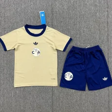 26-27 Club America 110th Anniversary Yellow Kids Soccer Jersey