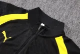 26-27 Dortmund Black Half Pull Tracksuit #B26118(半拉链)