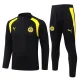 26-27 Dortmund Black Half Pull Tracksuit #B26118(半拉链)