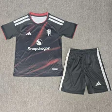 26-27 Man Utd Black Red Kids Training