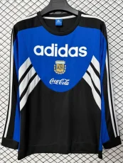 1994 Argentina Black blue Retro Hoody (无帽卫衣)