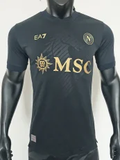 26-27 Napoli Fourth Black Player Version Soccer Jersey