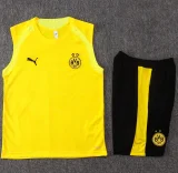 26-27 Dortmund Yellow Tank top and shorts suit #D26094