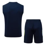 26-27 TOT Royal blue Tank top and shorts suit #D26096