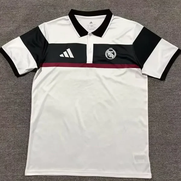 26-27 RMA White Black Polo Short Sleeve