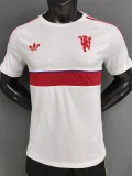 26-27 Man Utd White Casual Player Version Training Shirts