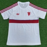 26-27 Man Utd White Casual Player Version Training Shirts