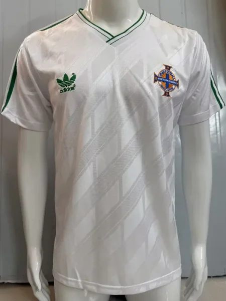 1986 Northern Ireland Home Retro Soccer Jersey